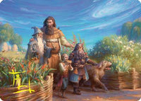 Beorn's Hospitality Art Card (Gold-Stamped Signature) -  (ASHOB-020) - Art Series: The Hobbit
