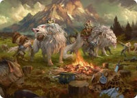 Mount Gundabad Mobilizes Art Card -  (ASHOB-054) - Art Series: The Hobbit