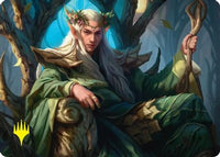 Thranduil, the Elvenking Art Card (Gold-Stamped) -  (ASHOB-022) - Art Series: The Hobbit
