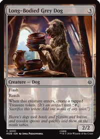 Long-Bodied Grey Dog -  Foil (HOB-001) - The Hobbit