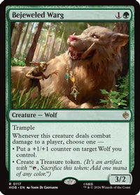 Bejeweled Warg -  Foil (HOB-117) - The Hobbit