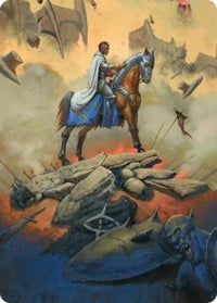 Aragorn, the Uniter Art Card -  (ASHOB-034) - Art Series: The Hobbit