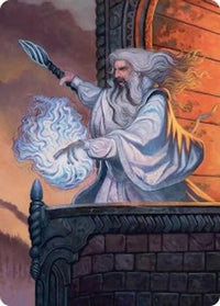 Saruman of Many Colors Art Card -  (ASHOB-035) - Art Series: The Hobbit
