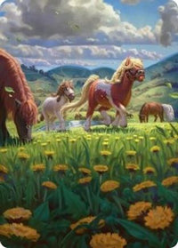 Troop of Ponies Art Card -  (ASHOB-001) - Art Series: The Hobbit