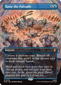 Raise the Palisade (Borderless) -  (HOC-018) - The Hobbit: Eternal-Legal