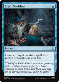 Stern Scolding -  (HOC-183) - The Hobbit: Eternal-Legal