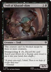 Troll of Khazad-dum -  (HOC-191) - The Hobbit: Eternal-Legal