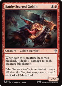 Battle-Scarred Goblin -  (HOC-192) - The Hobbit: Eternal-Legal