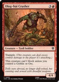 Olog-hai Crusher -  (HOC-200) - The Hobbit: Eternal-Legal