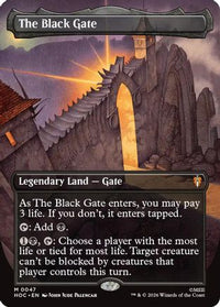 The Black Gate (Borderless) -  (HOC-047) - The Hobbit: Eternal-Legal