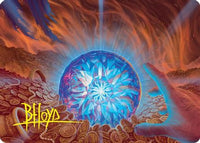 The Arkenstone Art Card (Gold-Stamped Signature) -  (ASHOB-044) - Art Series: The Hobbit