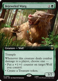 Bejeweled Warg (Extended Art) -  (HOB-305) - The Hobbit