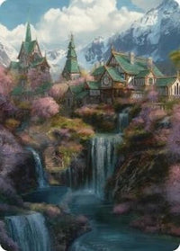 Rivendell Art Card -  (ASHOB-040) - Art Series: The Hobbit