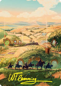 Plains Art Card (Gold-Stamped Signature) -  (ASHOB-041) - Art Series: The Hobbit