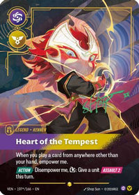 Kennen - Heart of the Tempest (Signature) (197*/166) - Vendetta Foil