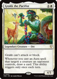 Grakk the Pacifist -  (-002) - Mystery Booster Commander Edition