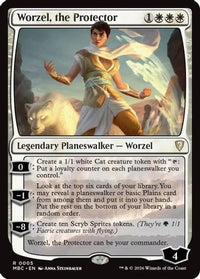 Worzel, the Protector -  (-005) - Mystery Booster Commander Edition