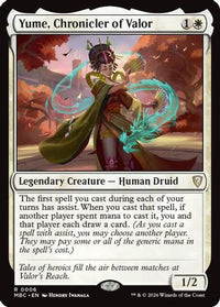 Yume, Chronicler of Valor -  (-006) - Mystery Booster Commander Edition