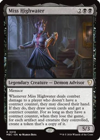 Miss Highwater -  Foil (-016) - Mystery Booster Commander Edition