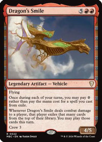 Dragon's Smile -  Foil (-022) - Mystery Booster Commander Edition