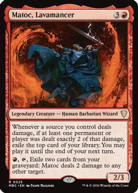 Matoc, Lavamancer -  (-025) - Mystery Booster Commander Edition