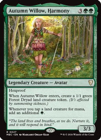 Autumn Willow, Harmony -  (-027) - Mystery Booster Commander Edition