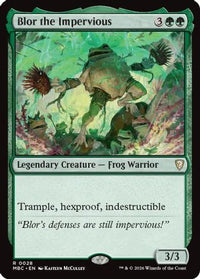Blor the Impervious -  (-028) - Mystery Booster Commander Edition