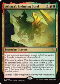 Ashaya's Enduring Bond -  Foil (-034) - Mystery Booster Commander Edition