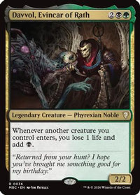 Davvol, Evincar of Rath -  Foil (-036) - Mystery Booster Commander Edition