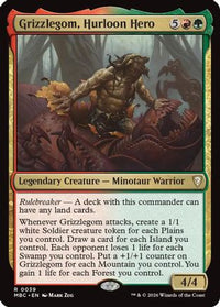 Grizzlegom, Hurloon Hero -  Foil (-039) - Mystery Booster Commander Edition