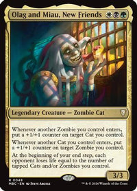 Olag and Miau, New Friends -  Foil (-048) - Mystery Booster Commander Edition
