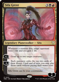 Sifa Grent -  (-051) - Mystery Booster Commander Edition