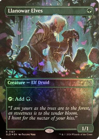 Llanowar Elves (7167) -  Foil (SLD-7167) - Secret Lair Drop Series