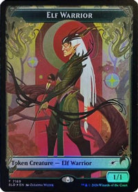 Elf Warrior Token (7169) -  Foil (SLD-7169) - Secret Lair Drop Series