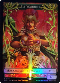 Elf Warrior Token (7170) -  Foil (SLD-7170) - Secret Lair Drop Series