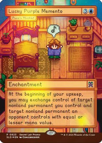 Lucky Purple Memento - Puca's Mischief -  Foil (SLD-923) - Secret Lair Drop Series