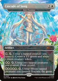 Cascade of Song - Halo Fountain -  Foil (SLD-2431) - Secret Lair Drop Series
