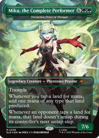 Miku, the Complete Performer - Vorinclex, Voice of Hunger -  Foil (SLD-2439) - Secret Lair Drop Series