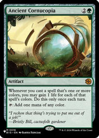 Ancient Cornucopia -  (LIST-016) - The List Reprints