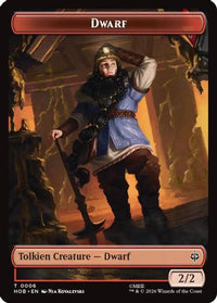 Dwarf // Enduring Story Double-Sided Token -  (HOB-6 // 14) - The Hobbit