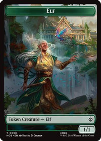 Elf // Dwarf Double-Sided Token -  Foil (HOB-8 // 6) - The Hobbit