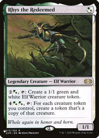 Rhys the Redeemed (2XM) -  (LIST-213) - The List Reprints