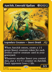 Aatchik, Emerald Radian (First-Place Foil) -  Foil (DFT-473) - Aetherdrift