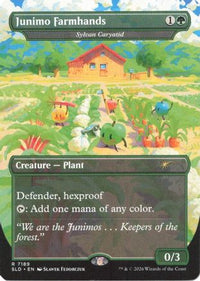 Junimo Farmhands - Sylvan Caryatid -  (SLD-7189) - Secret Lair Drop Series
