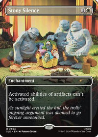 Stony Silence -  Foil (SLD-2554) - Secret Lair Drop Series