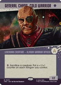 General Chang, Cold Warrior (Showcase) (0415) -  Foil (TRK-415) - Star Trek