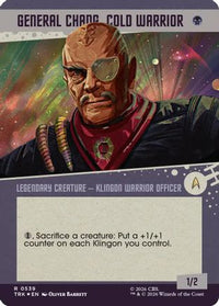 General Chang, Cold Warrior (Showcase) (0539) (Surge Foil) -  Foil (TRK-539) - Star Trek