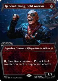 General Chang, Cold Warrior (Showcase) (0427) -  Foil (TRK-427) - Star Trek