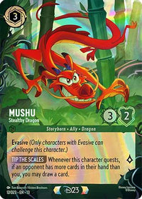 Mushu - Stealthy Dragon (12) Holofoil - D23 Promos