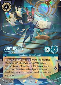 Judy Hopps - Uncovering Clues (14) Holofoil - D23 Promos